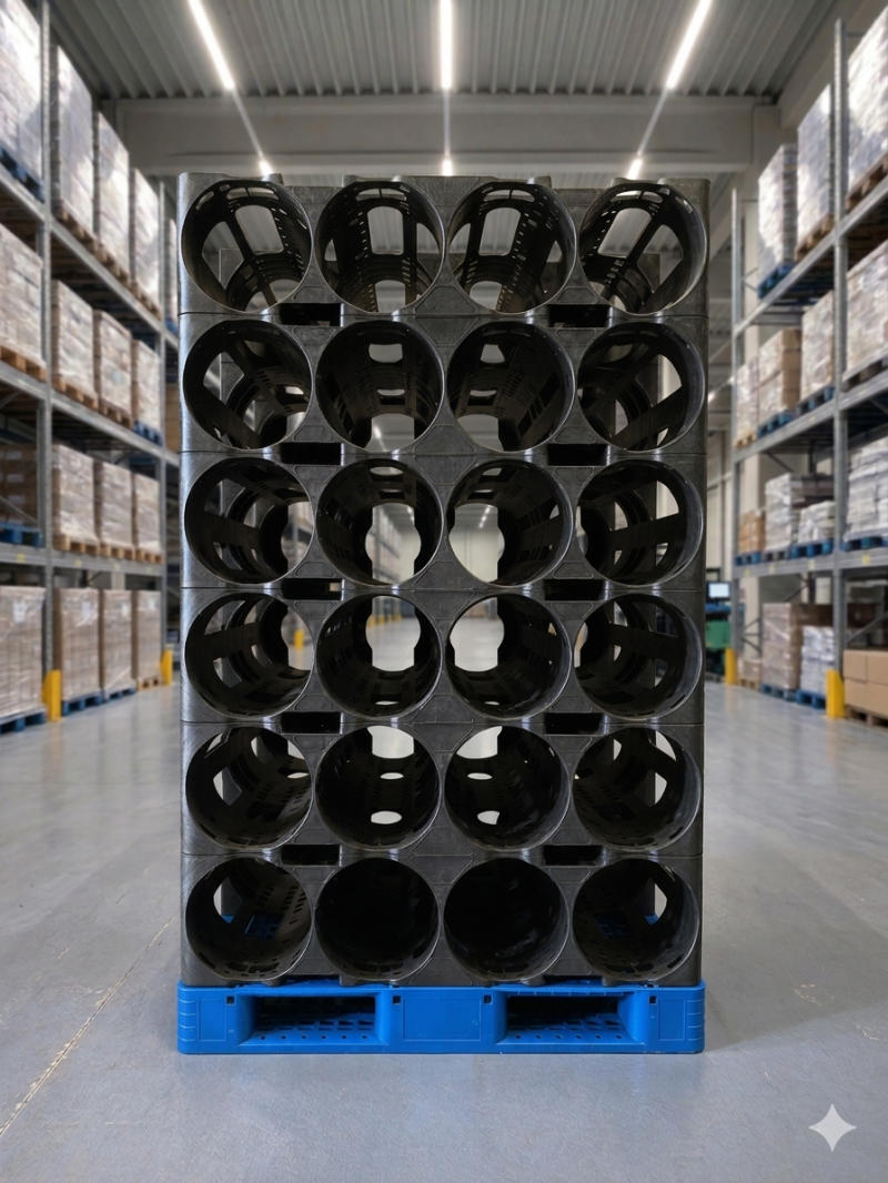 Racks de transporte con palet